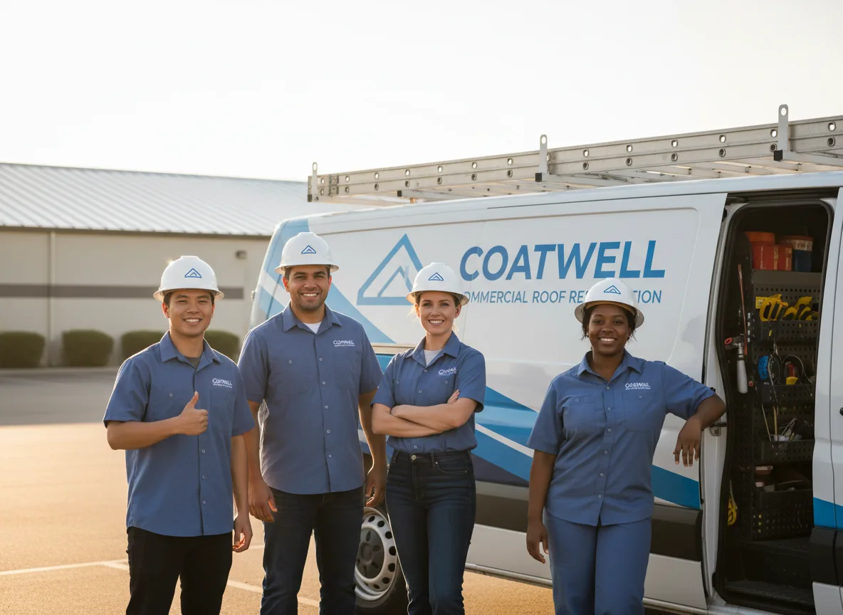 Commercial roof coating company in Harper Woods, MI
